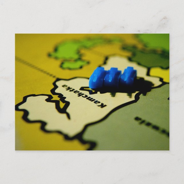 Cartão Postal Kamchatka em risco (Frente)