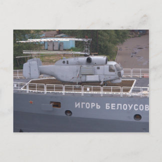 Cartão Postal Kamov KA27 Helicóptero Russo