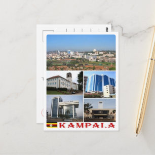 Cartão Postal Kampala - Mosaico - Uganda -