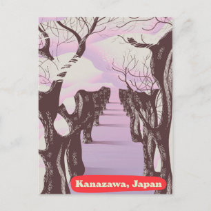Cartão Postal Kanazawa, Japão Flor