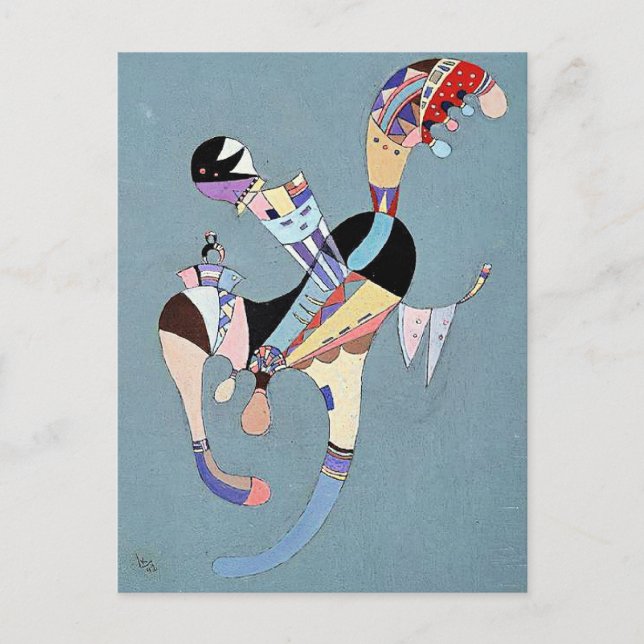 Cartão Postal Kandinsky - A Floating Figure (Frente)