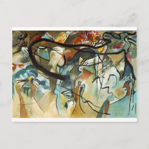 Cartão Postal kandinsky abract art