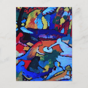 Cartão Postal Kandinsky Abstrato art