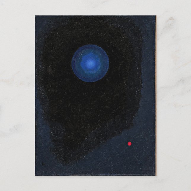 Cartão Postal Kandinsky - Azul, abstrato (Frente)