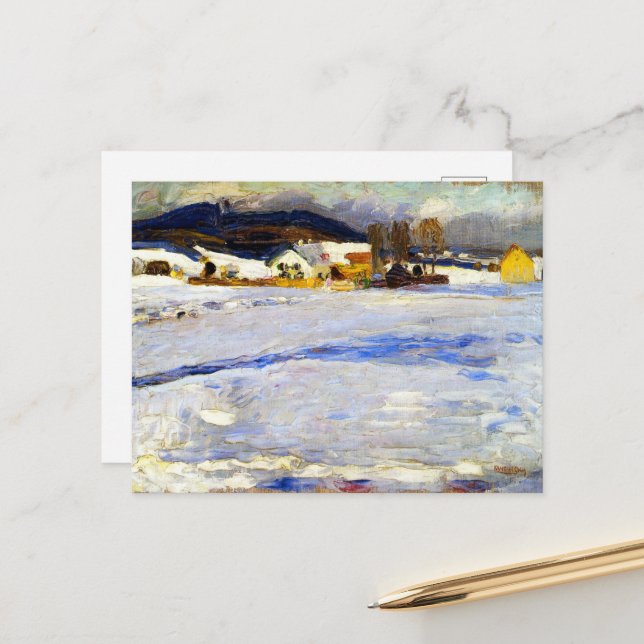 Cartão Postal Kandinsky - Bei Starnberg (Frente/Verso In Situ)