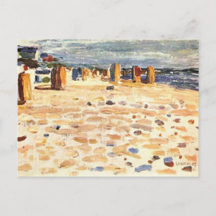 Cartão Postal Kandinsky - Cestas de Praia na Holanda
