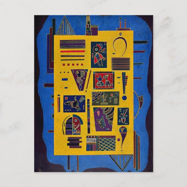 Cartão Postal Kandinsky - Conglomerado (Frente)