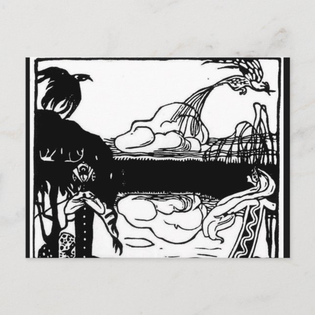 Cartão Postal Kandinsky - Duas Aves (Frente)