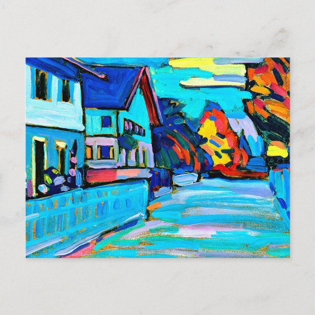 Cartão Postal Kandinsky - Duas Casas (Frente)