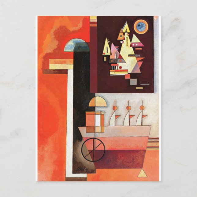 Cartão Postal Kandinsky - Imagem na Imagem (Frente)