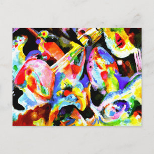 Cartão Postal Kandinsky - Improvisação da Enchente.