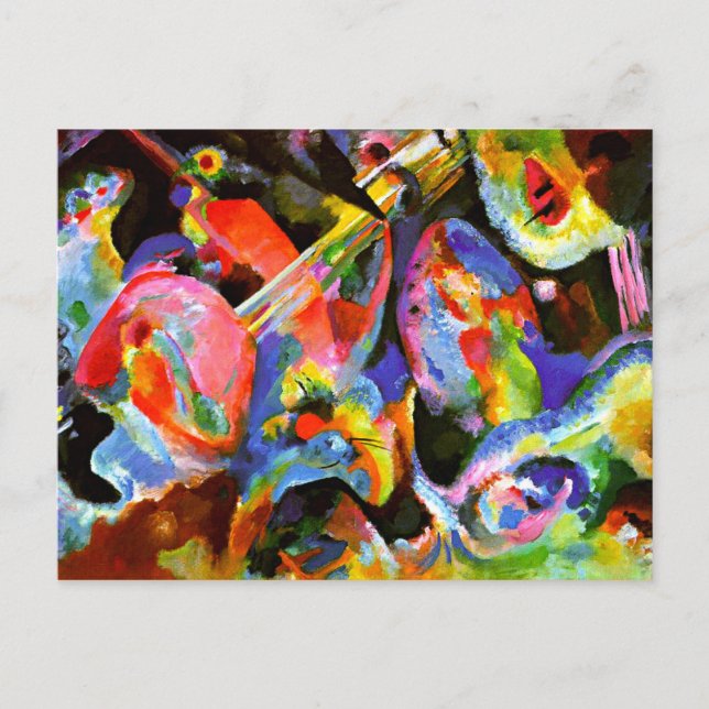 Cartão Postal Kandinsky - Improvisação Dilúvio (Frente)