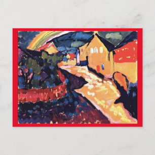 Cartão Postal Kandinsky, Murnau com Arco-Íris, Belas Artes