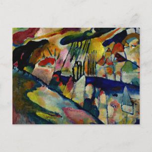 Cartão Postal Kandinsky - Paisagem com Chuva