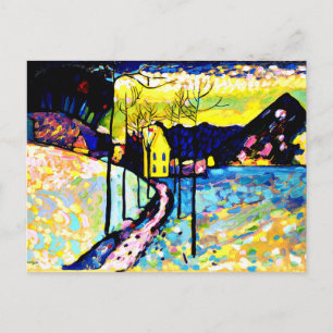 Cartão Postal Kandinsky - Paisagem de inverno