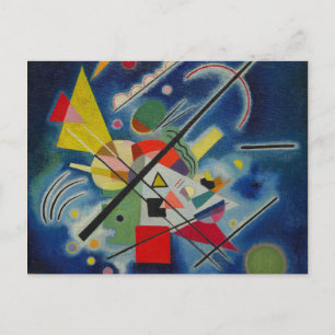Cartão Postal Kandinsky - Pintura Azul