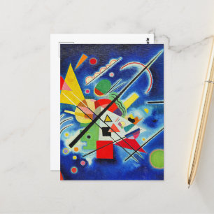 Cartão Postal Kandinsky - Pintura Azul
