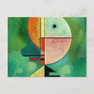 Cartão Postal Kandinsky - Pintura de abstrato para cima, popular