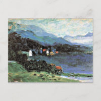 Kandinsky - Pintura paisagística colorida de Koche