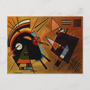 Cartão Postal Kandinsky - Preto e Violeta,
