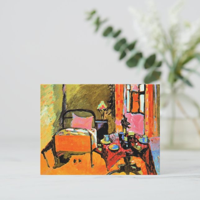 Cartão Postal Kandinsky - Quarto em Aintmillerstrasse, (Em pé/Frente)