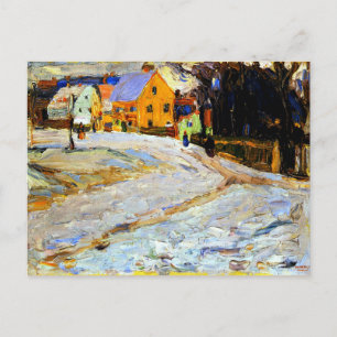 Cartão Postal Kandinsky - Schwabing-Nikolaiplatz