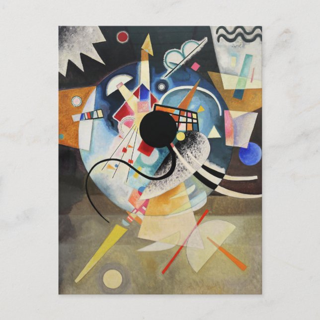 Cartão Postal Kandinsky - Um Centro (Frente)