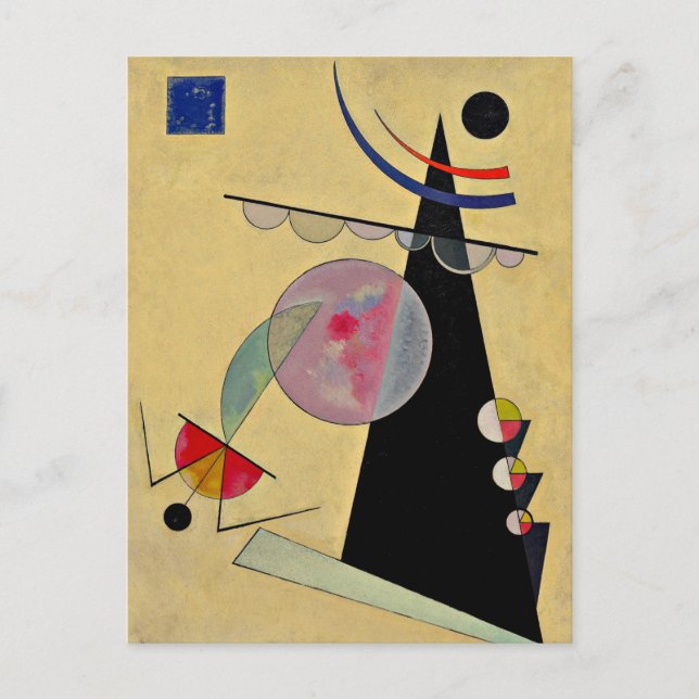 Cartão Postal Kandinsky - Unidade Brilhante, (Frente)