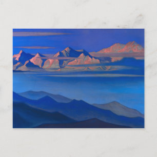 Cartão Postal Kangchenjunga, 1944, por Nicholas Roerich