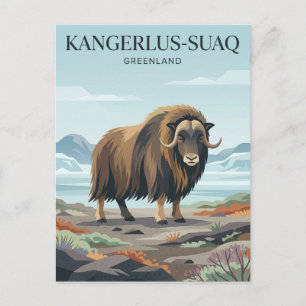 Cartão Postal Kangerlussuaq Groenlândia