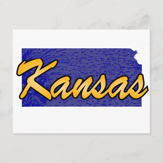 Cartão Postal Kansas (Frente)