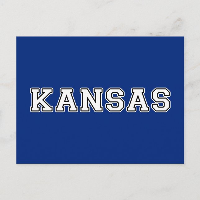 Cartão Postal Kansas (Frente)