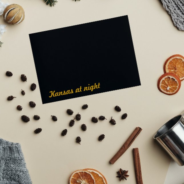 Cartão Postal Kansas à noite (Criador carregado)