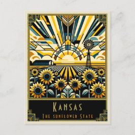 Cartão Postal Kansas | Art Deco
