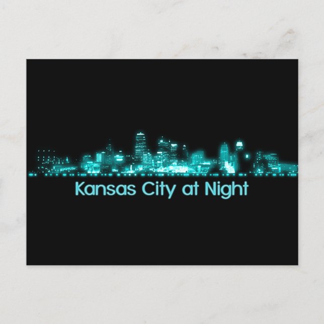 Cartão Postal Kansas City Skyline (Frente)