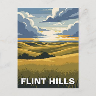 Cartão Postal Kansas Flint Hills Travel