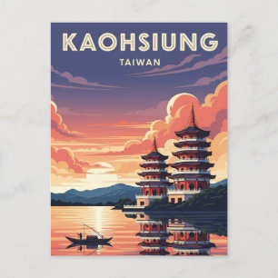 Cartão Postal Kaohsiung Viagem de Taiwan