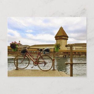 Cartão postal Kapellbrücke