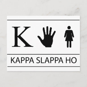 Cartão Postal Kappa Slappa Ho