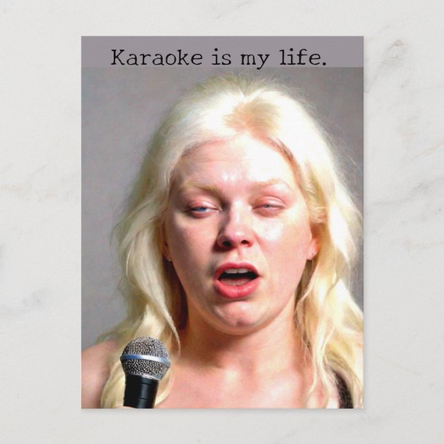 Cartão Postal Karaoke É Minha Vida (Frente)