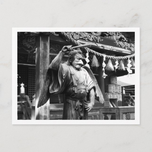 Cartão Postal Karasu-tengu, Monte Takao: Cartão-postal do Japão (Frente)