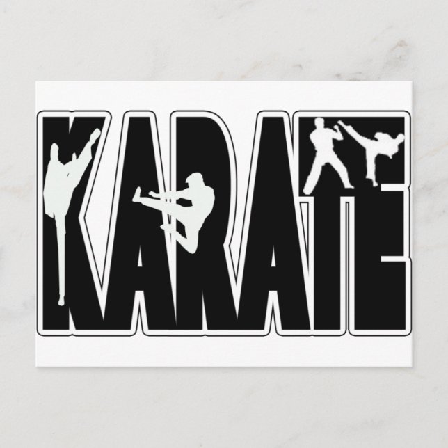 CARTÃO POSTAL KARATE (Frente)