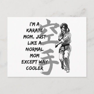 Cartão Postal Karate Mãe