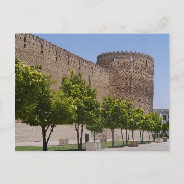 Cartão Postal Karim Khan Citadel, Shiraz, Irã (Frente)