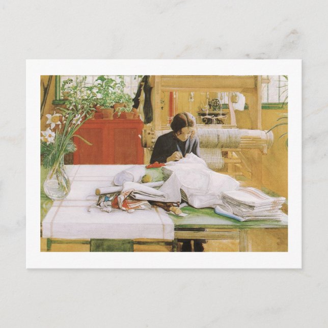 Cartão Postal Karin Sewing (Frente)