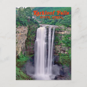 Cartão Postal Karkloof cai, África do Sul