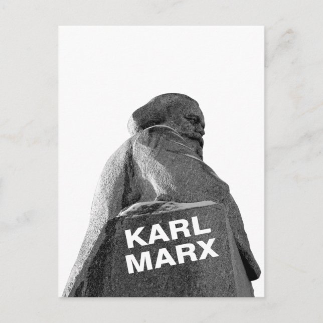 Cartão Postal Karl Marx (Frente)
