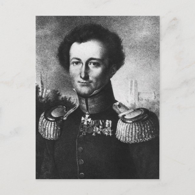 Cartão Postal Karl von Clausewitz (Frente)