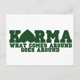 Cartão Postal Karma