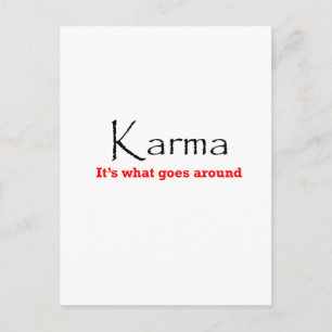 Cartão Postal Karma 1
